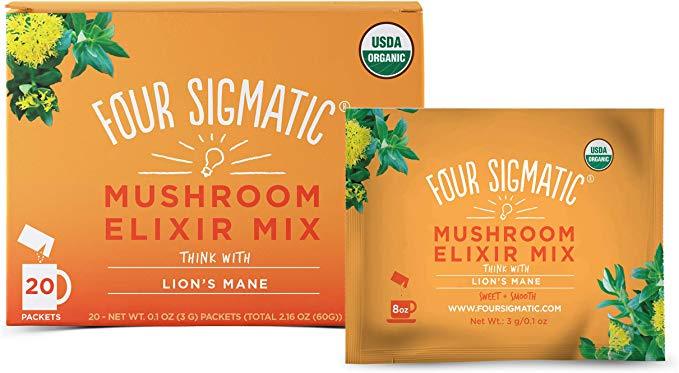 Four Sigma Foods - Lion's Mane Mushroom Elixir, 3g