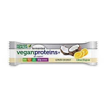 Genuine Health - Fermented Vegan Proteins+ Bar - Lemon Coconut, 55g