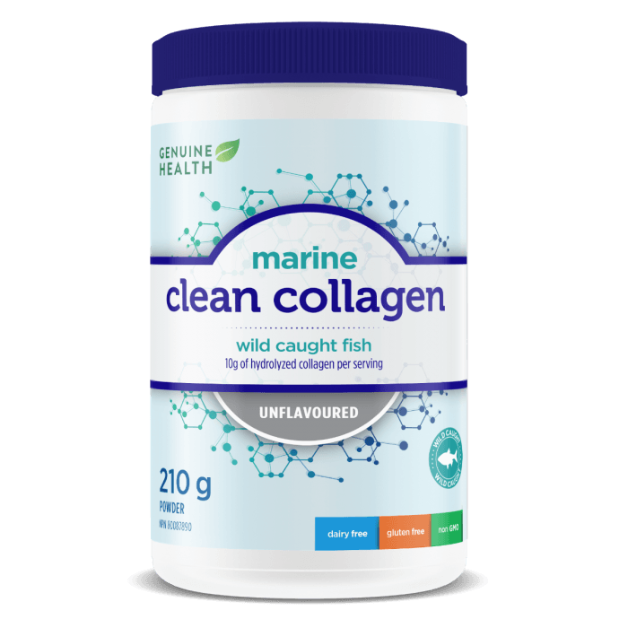 Genuine Health - Marine Clean Collagen - Unflavoured, 210g