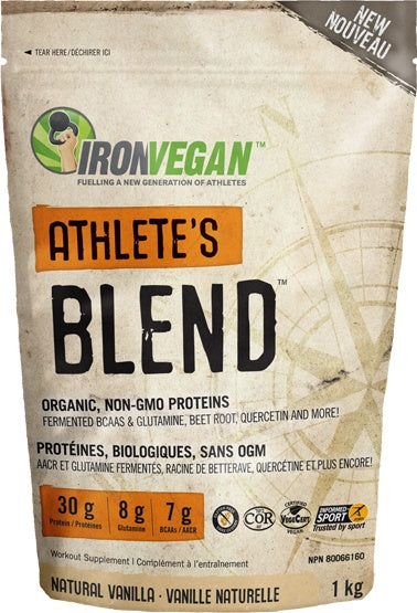 Iron Vegan - Athletes Blend Vanilla, 1kg