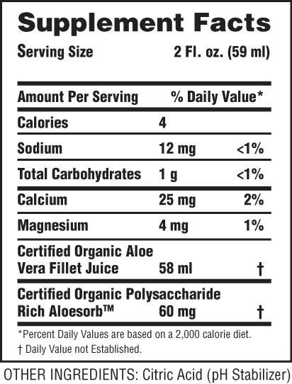 Lily of the Desert - Preservative Free Inner Fillet Aloe Juice, 473ml
