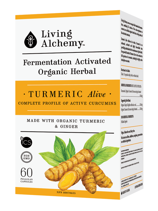 Living Alchemy - Turmeric Alive Fermented, 60 caps