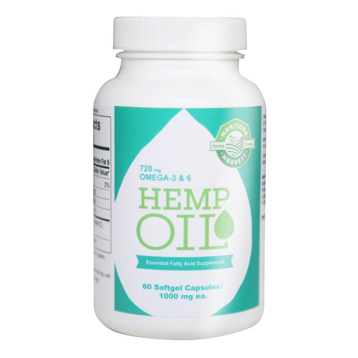 Manitoba Harvest - Hemp Seed Oil Caps, 60 softgels