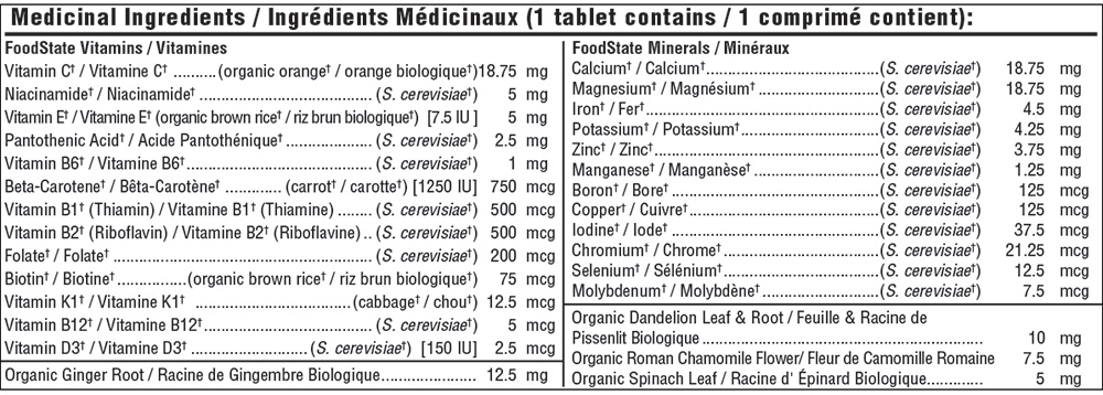 Mega Food - Baby & Me, 120 tablets