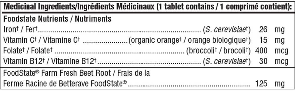 Mega Food - Blood Builder, 30 Tablets