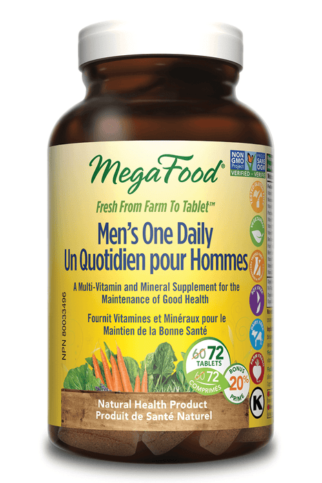 Mega Food - Men's One Daily, 72 Tablets