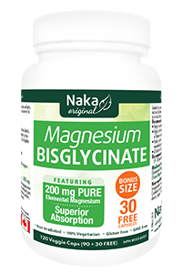Naka - Magnesium Bisglycinate 200mg - 120 caps