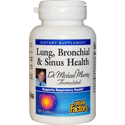 Natural Factors - Lung Bronchial & Sinus Health - 45tabs