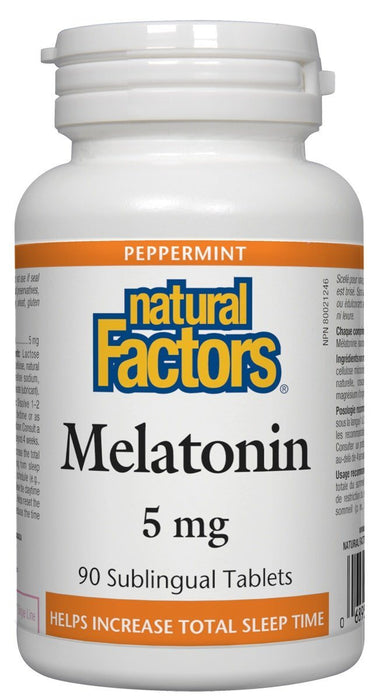 Natural Factors - Melatonin 5mg, 90 tablets