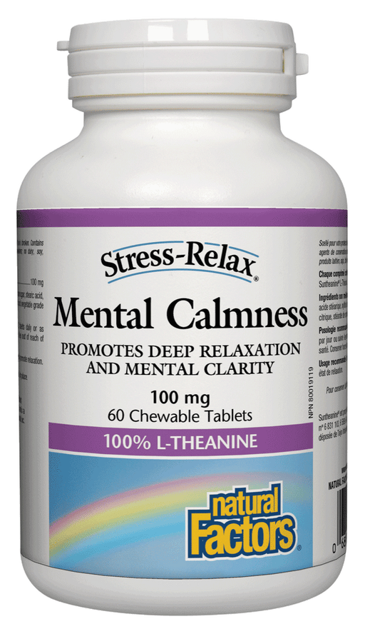 Natural Factors - Mental Calmness, 60 chewable tablets