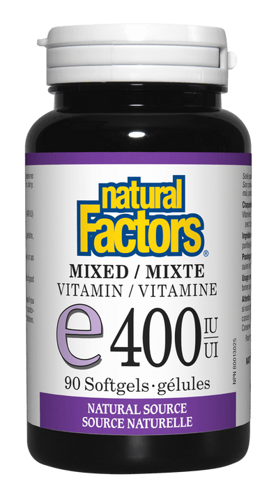 Natural Factors - Mixed E 400 IU, 90 capsules