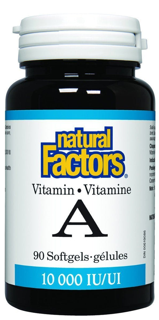 Natural Factors - Vitamin A  10,000 IU, 90 softgels