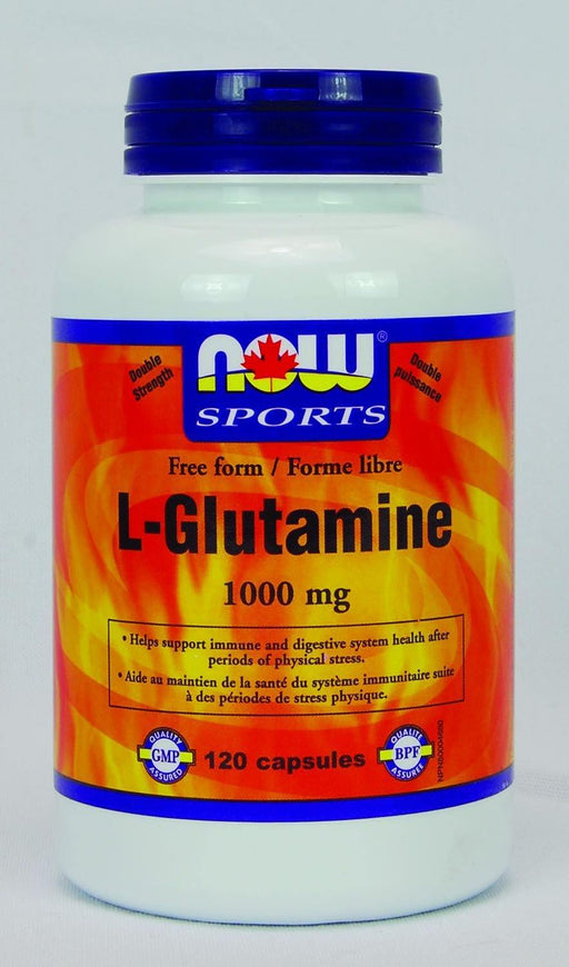 NOW - L-Glutamine, 120 capsules
