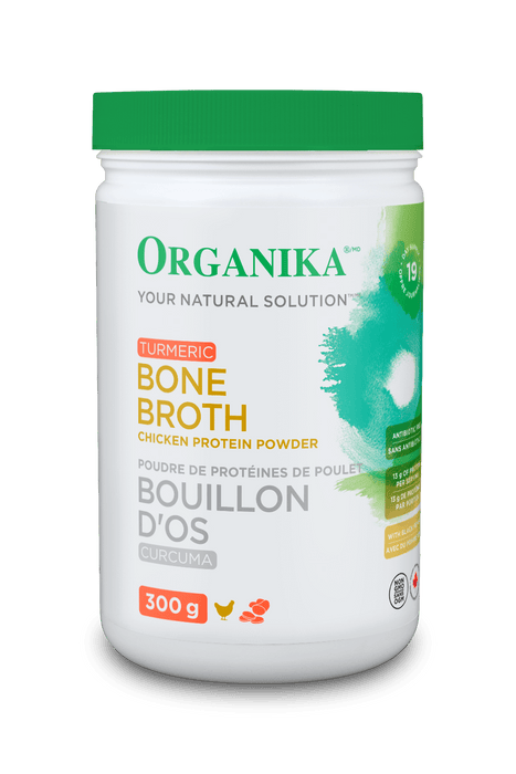 Organika - Bone Broth Turmeric Protein Powder, 300g