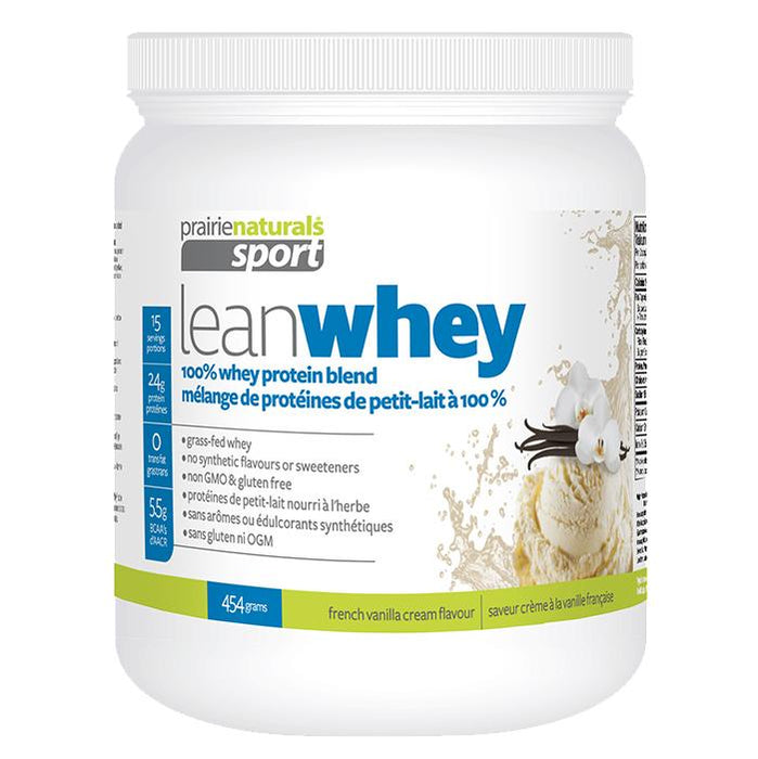 Prairie Naturals - Lean Whey Protein - Vanilla Cream, 454g