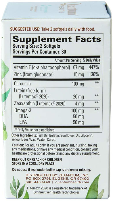 Quantum Nutrition Inc. - Digital Blue, 60 softgels