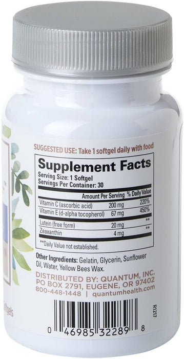 Quantum Nutrition Inc. - See Lutein+, 30 softgels