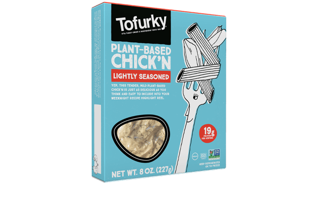 Lightly Seasoned Plant-Based Chick'N, 227g