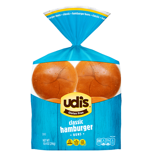 Udi's Gluten Free - Classic Hamburger Buns, 295g
