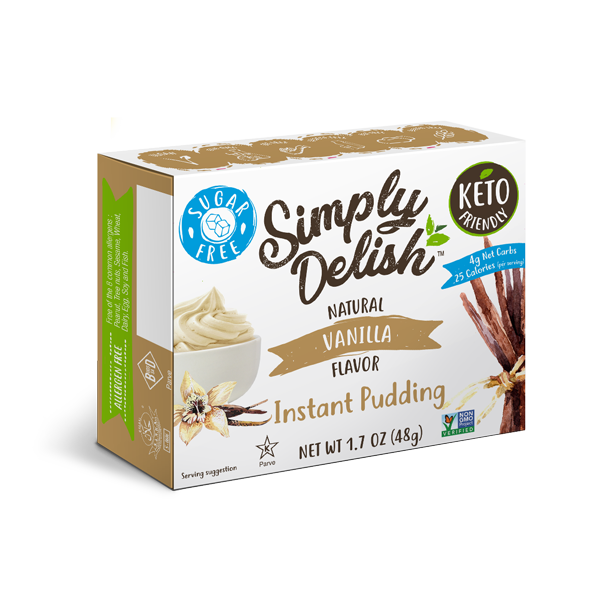 Simply Delish - Instant Pudding, Vanilla, 44g