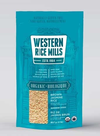 Western Rice Mills - Organic Brown Jasmine Rice, 907g