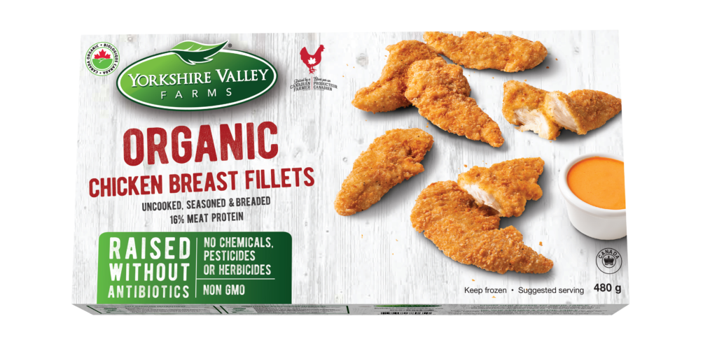 Yorkshire Valley Farms - Organic Breaded Chicken Fillets, 480g