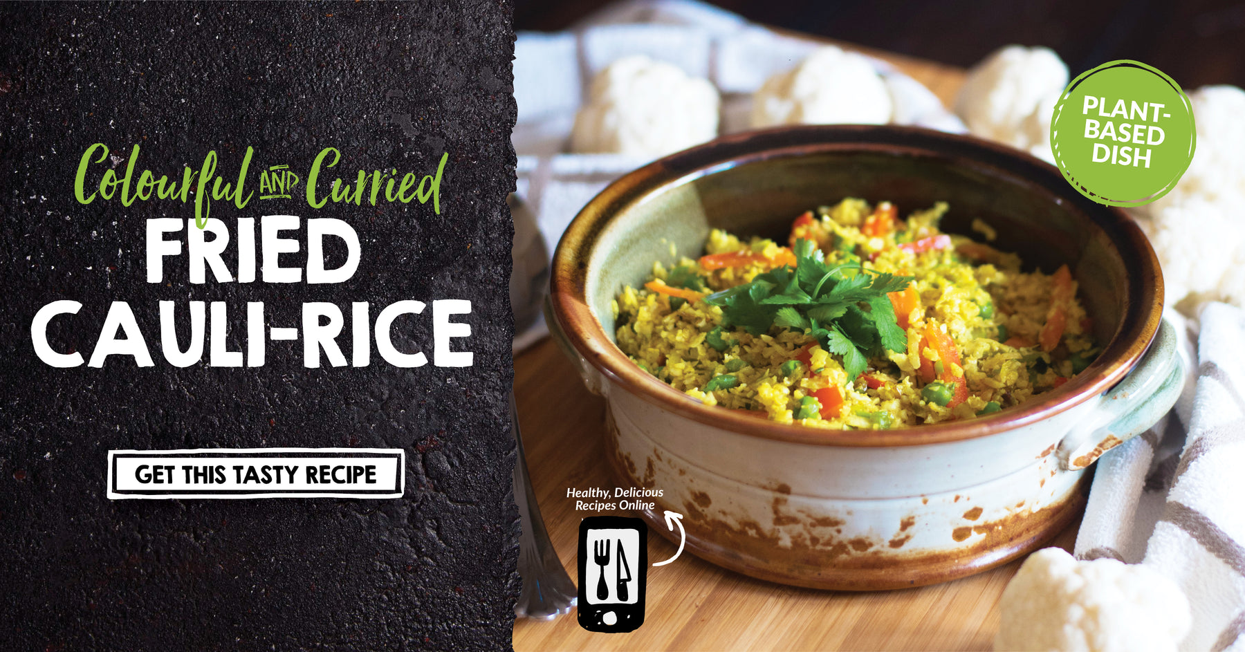 Vegan Curried Cauli-rice