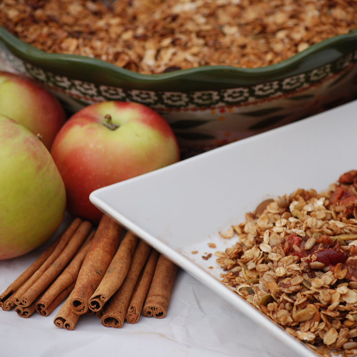 Gluten-Free Apple Cinnamon Crisp with Oat Topping