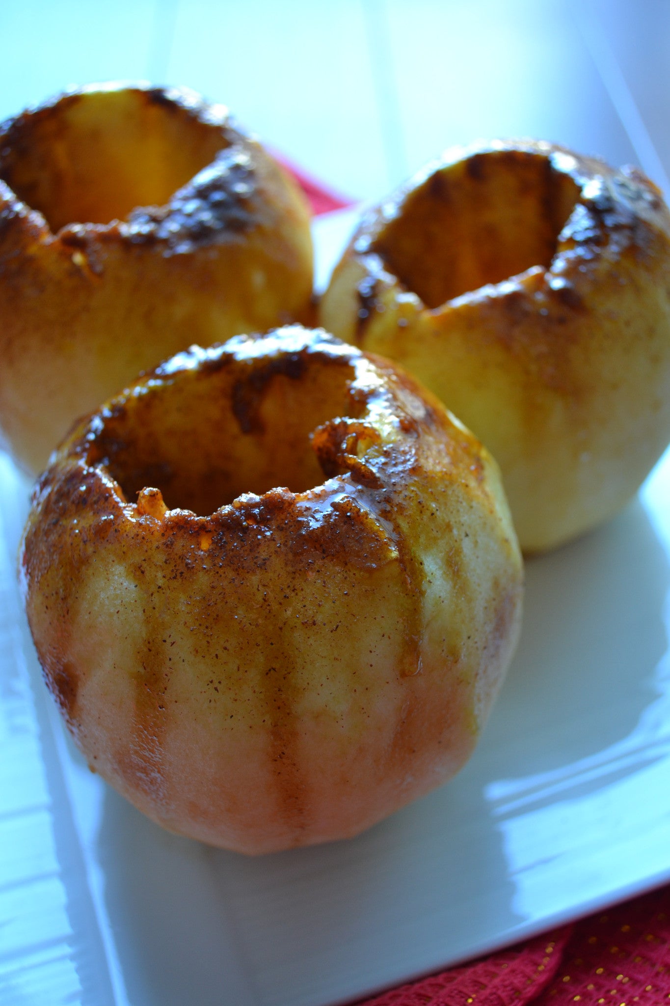 Gluten Free Baked Apples with Apricots and Raisins