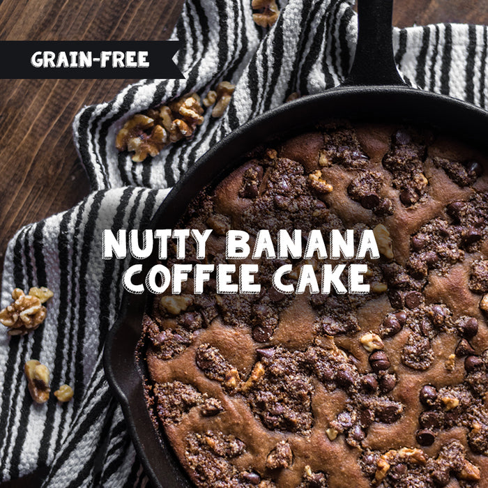 Grain-Free Nutty Banana Coffee Cake