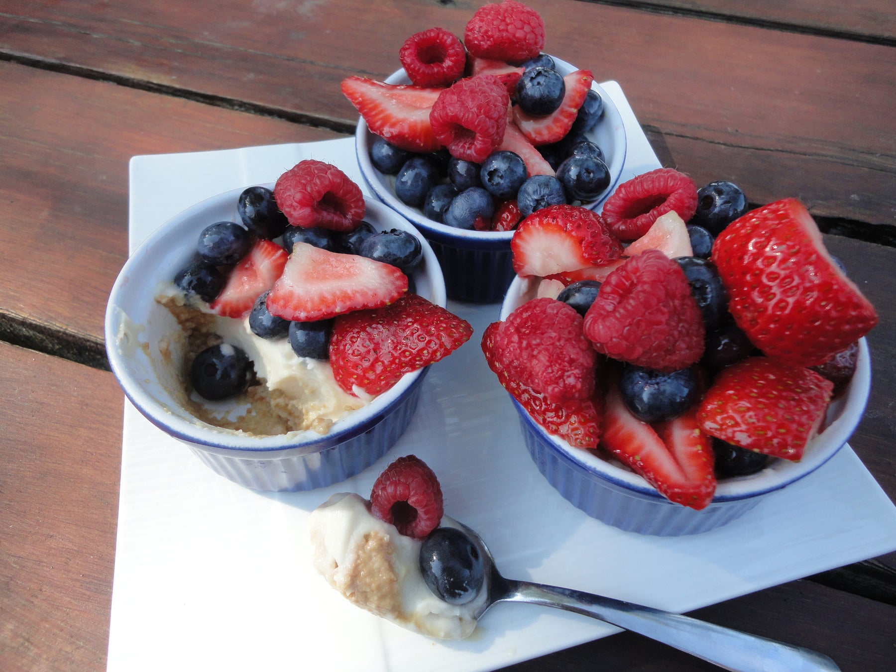 Gluten Free Berry Tiramisu with Coconut Oil