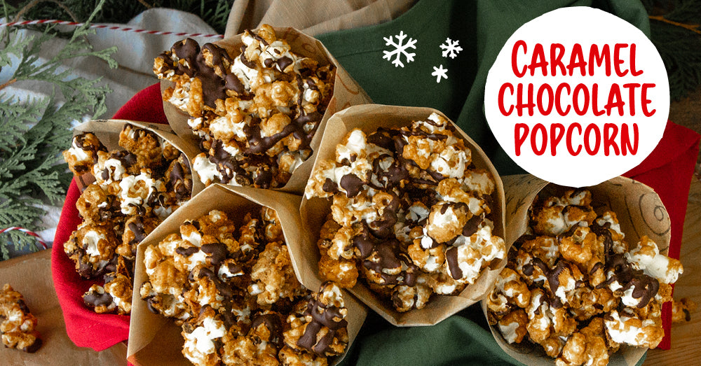 Chocolate Caramel Popcorn — Goodness Me!