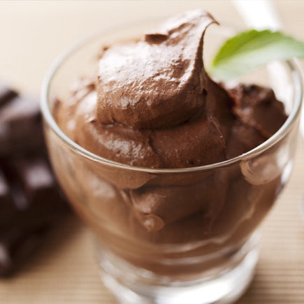 Chocolate Mocha Mousse with Maple Syrup