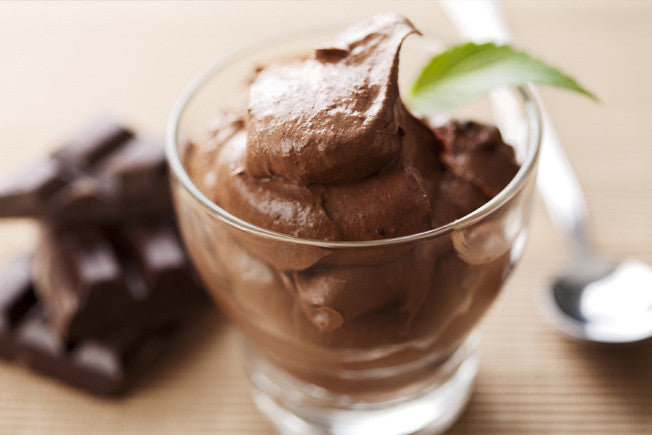 Chocolate Mocha Mousse with Maple Syrup