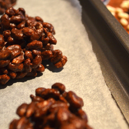 Chocolate Almond Crisps with Sunflower Seeds
