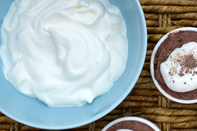 Maple Syrup-Sweetened Coconut Whipped Cream