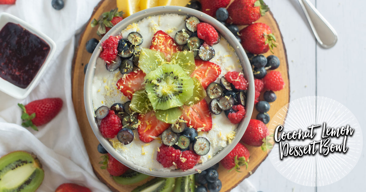 Coconut Lemon Dessert Bowl