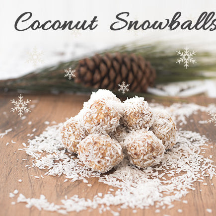 Raw & Vegan Coconut Snowballs with Dates