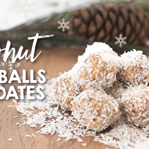 Coconut Snow Balls with Dates