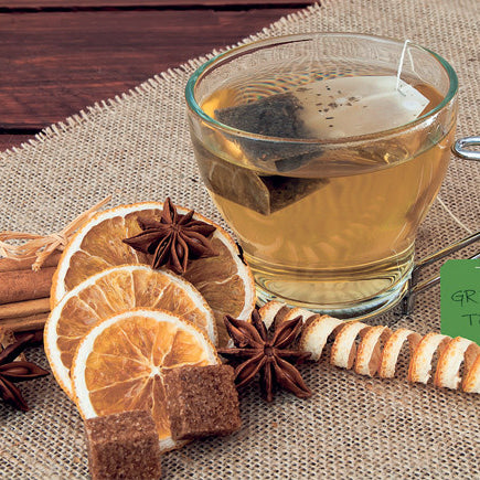 Fall Spiced Green Tea with Cinnamon & Cloves