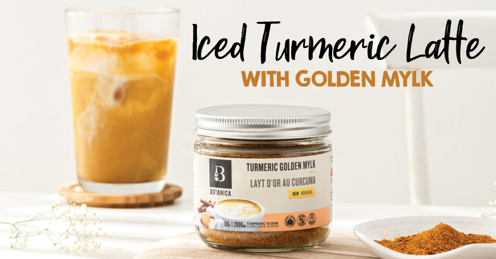 Iced Turmeric Latte with Golden Mylk