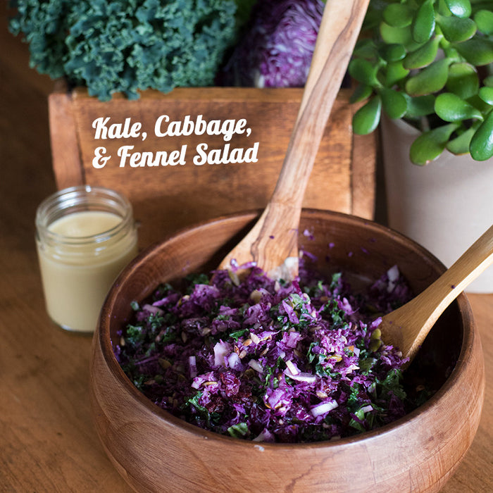 Share Goodness Recipe: Kale, Cabbage & Fennel Salad