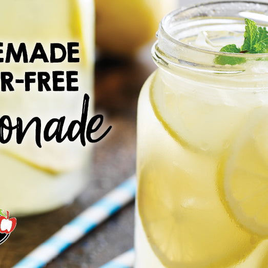 Homemade sugar-free lemonade