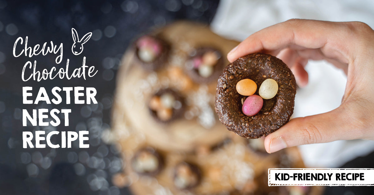 Chewy Chocolate Easter Nests