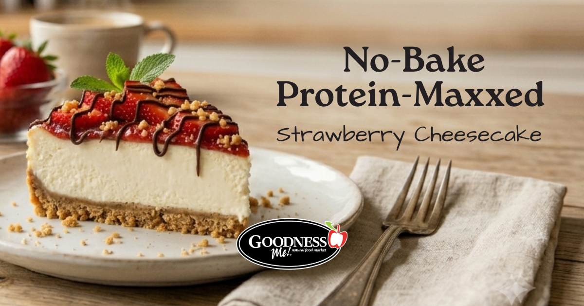 No-Bake Protein-Maxxed Strawberry Cheesecake 🍓 🍰✨