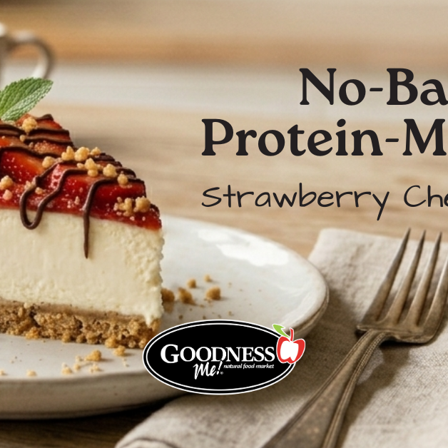 No-Bake Protein-Maxxed Strawberry Cheesecake 🍓 🍰✨