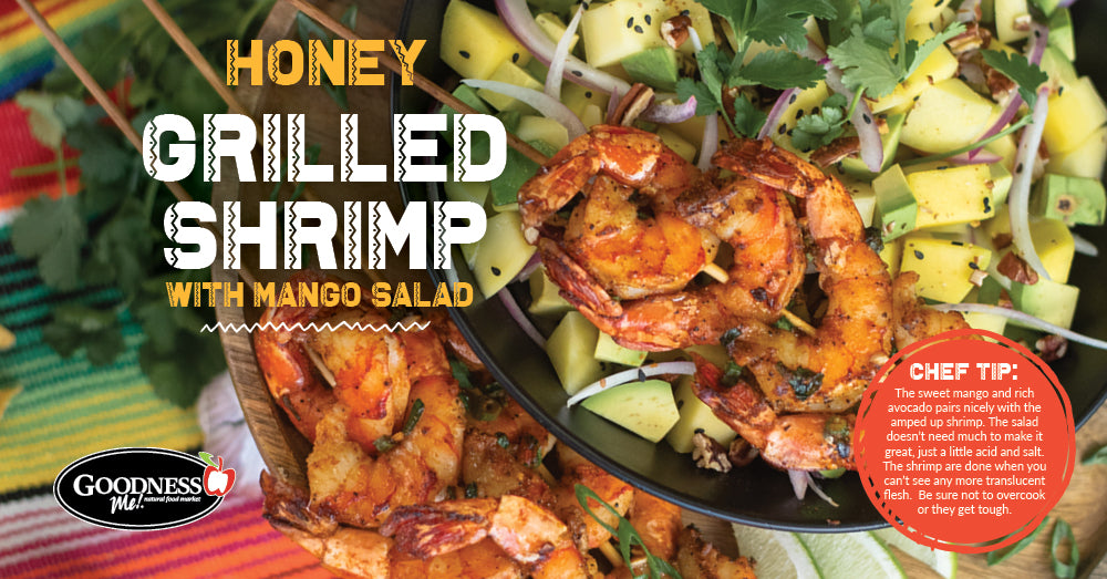 Honey Grilled Shrimp with Mango Salad
