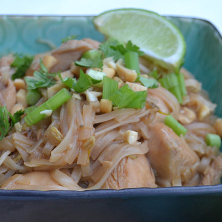 Gluten-Free Pad Thai with Curry-Honey Sauce
