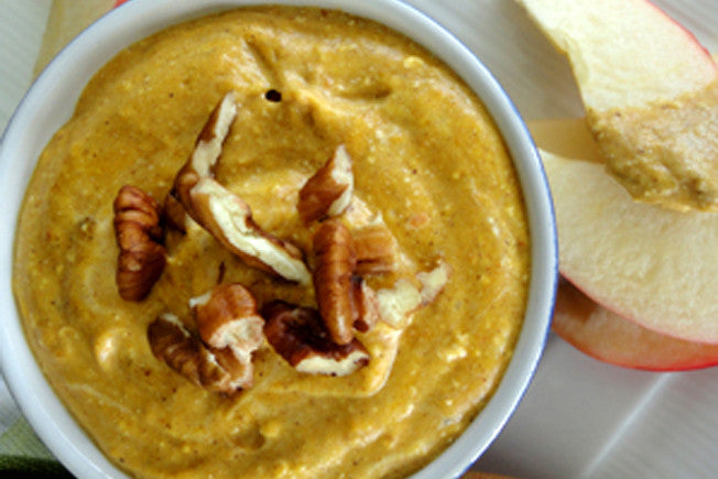 Pumpkin Cream Cheese Dip with Cinnamon & Ginger