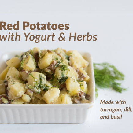 Red Potatoes with Yogurt and Herbs